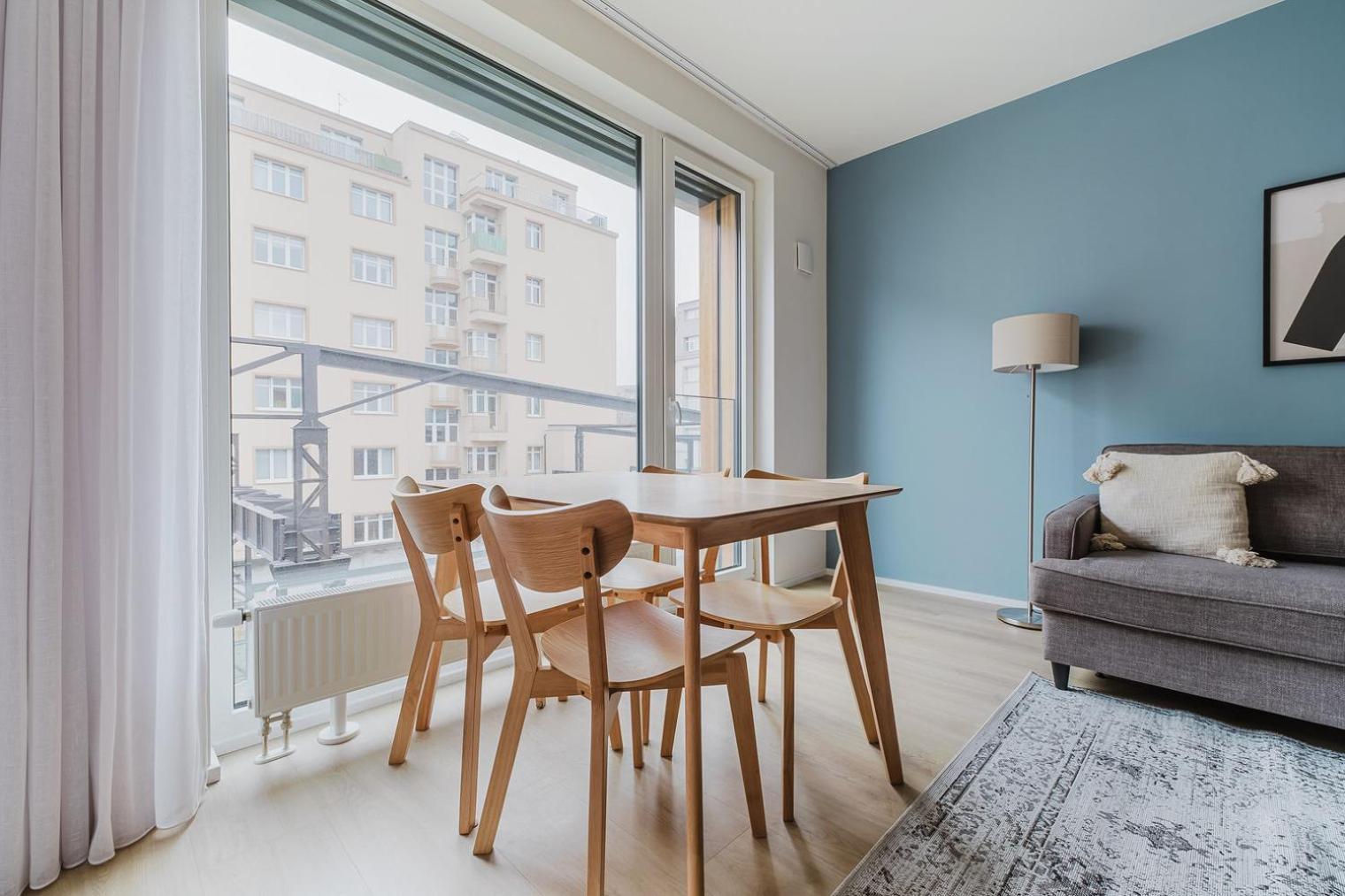 Blueground 7 Furnished Close To Offices Prg-29 Apartment Prague